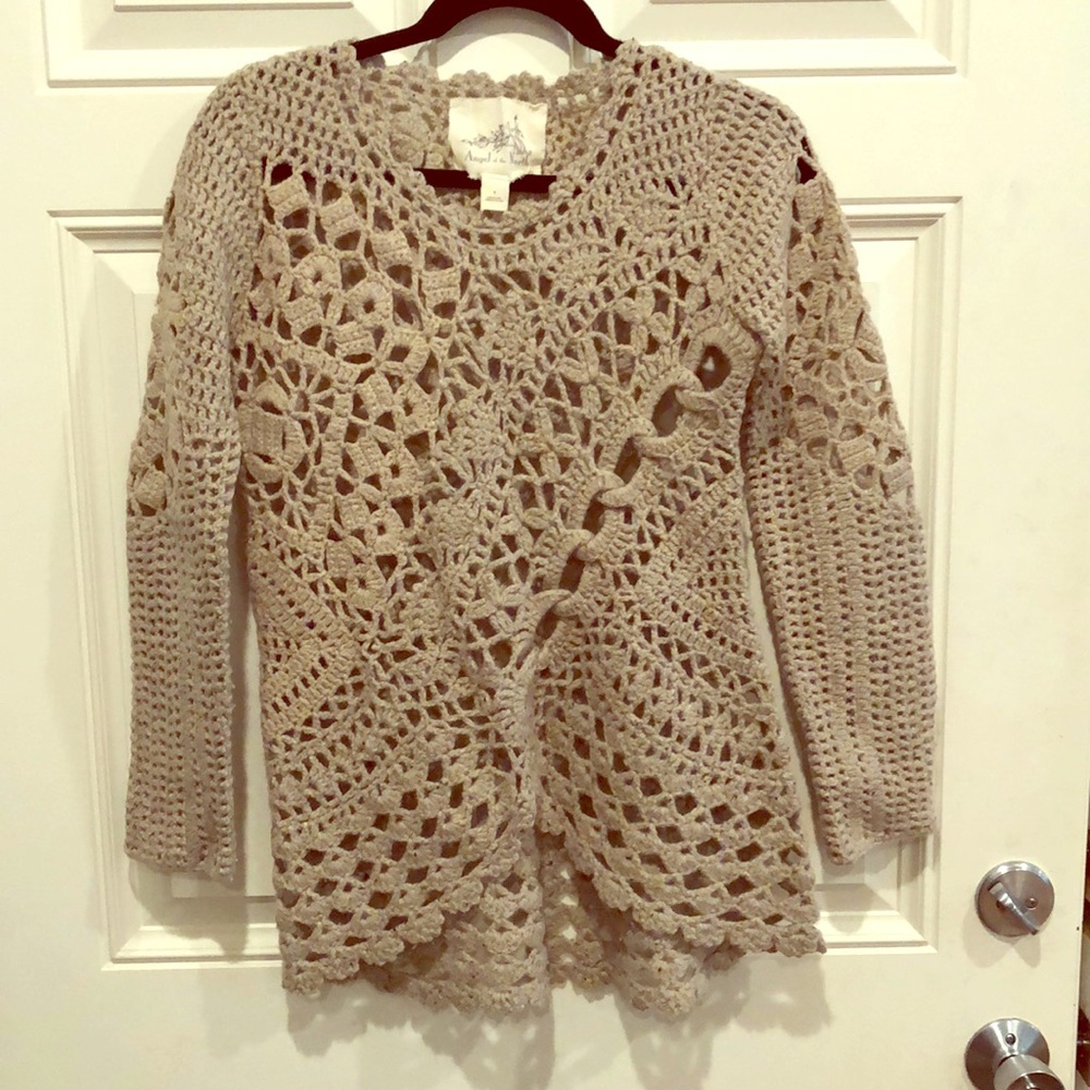 Anthropologie oatmeal sweater small